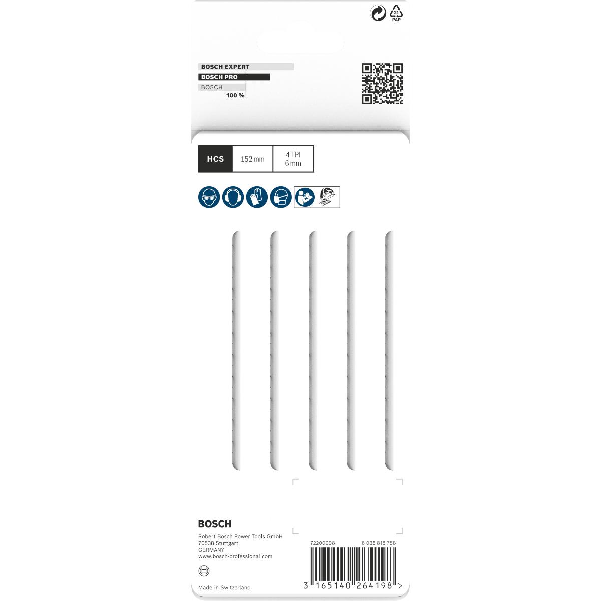 Bosch PRO Stichsägeblatt T 344 DP Precision for Wood