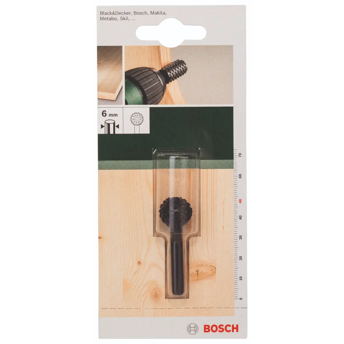 Bosch Holzraspel, rund