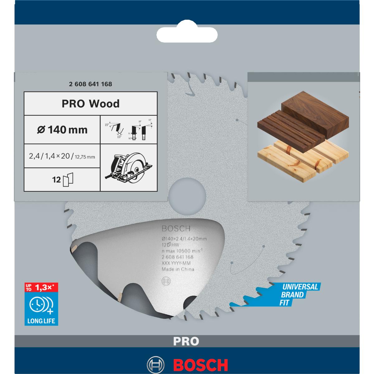 Bosch PRO Kreissägeblatt Optiline Wood. für Handkreissägen