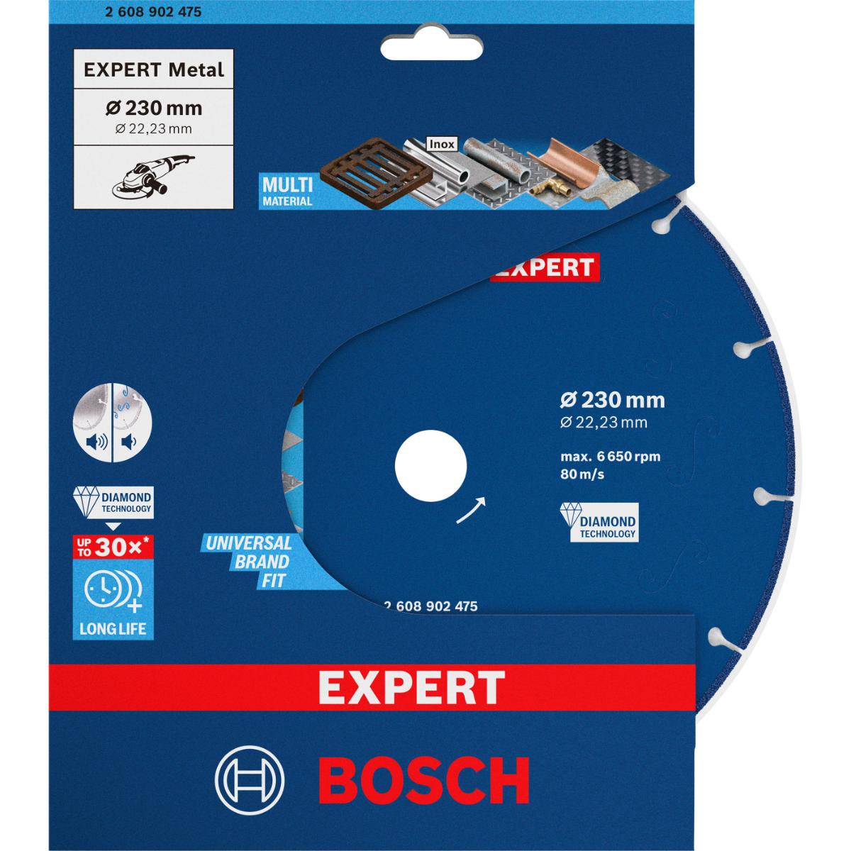 Bosch EXPERT Metal Diamanttrennscheibe, 230 x 22,23 mm