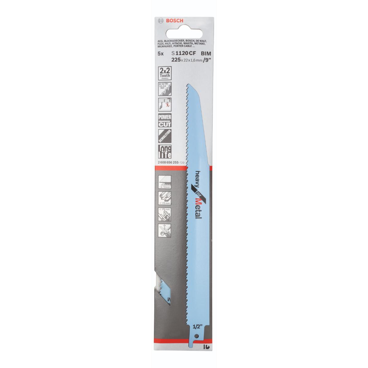 Bosch Säbelsägeblatt S 1120 CF Heavy for Metal