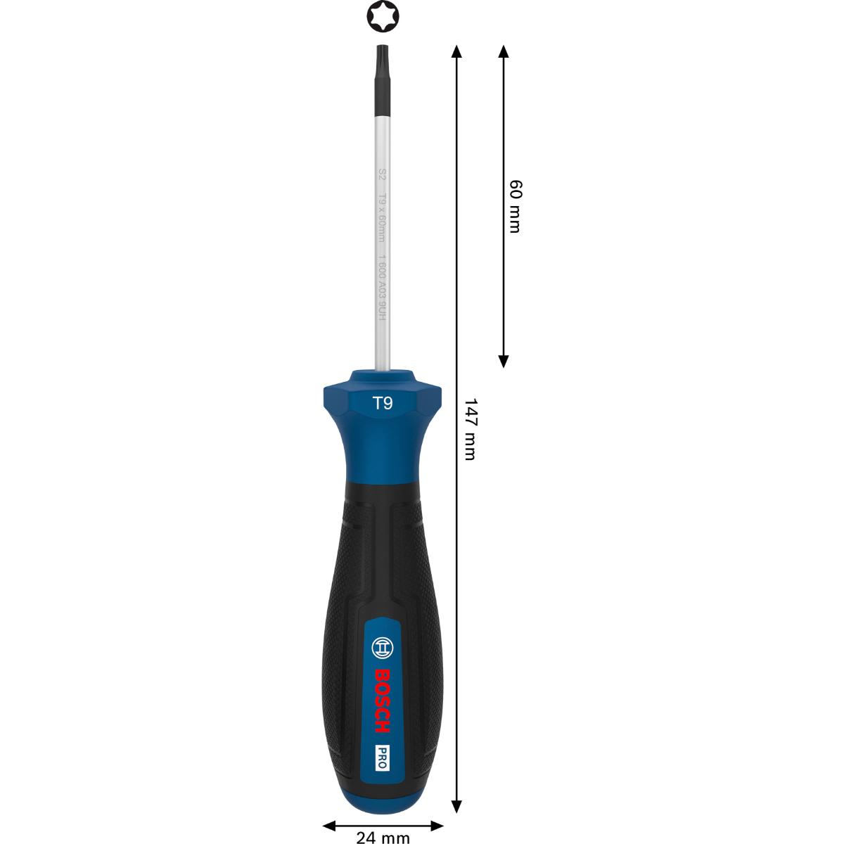 Bosch PRO Schraubendreher TX9 x 60 mm