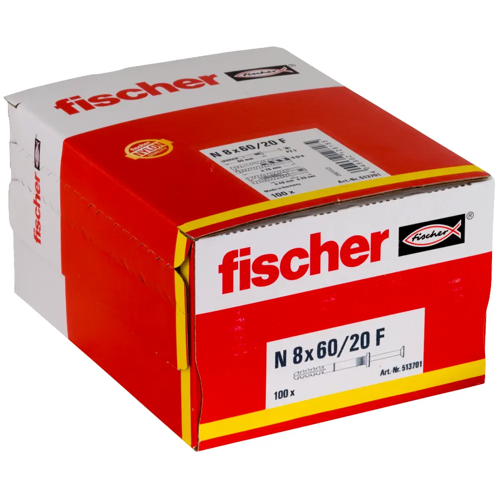 Fischer Nageldübel N 8x60/20 F (100)