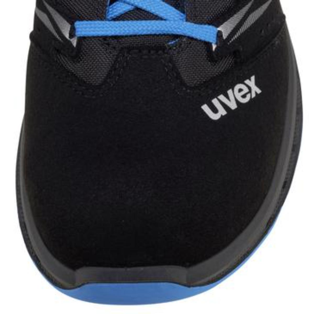 uvex 2 trend Sicherheitsschuh Halbschuhe S1 blau-schwarz
