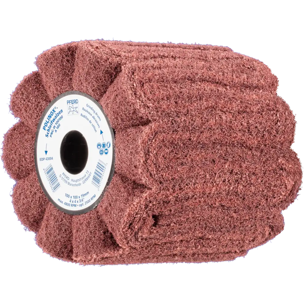 PFERD TOOLS POLINOX Vlies-Schleifwalze PNG