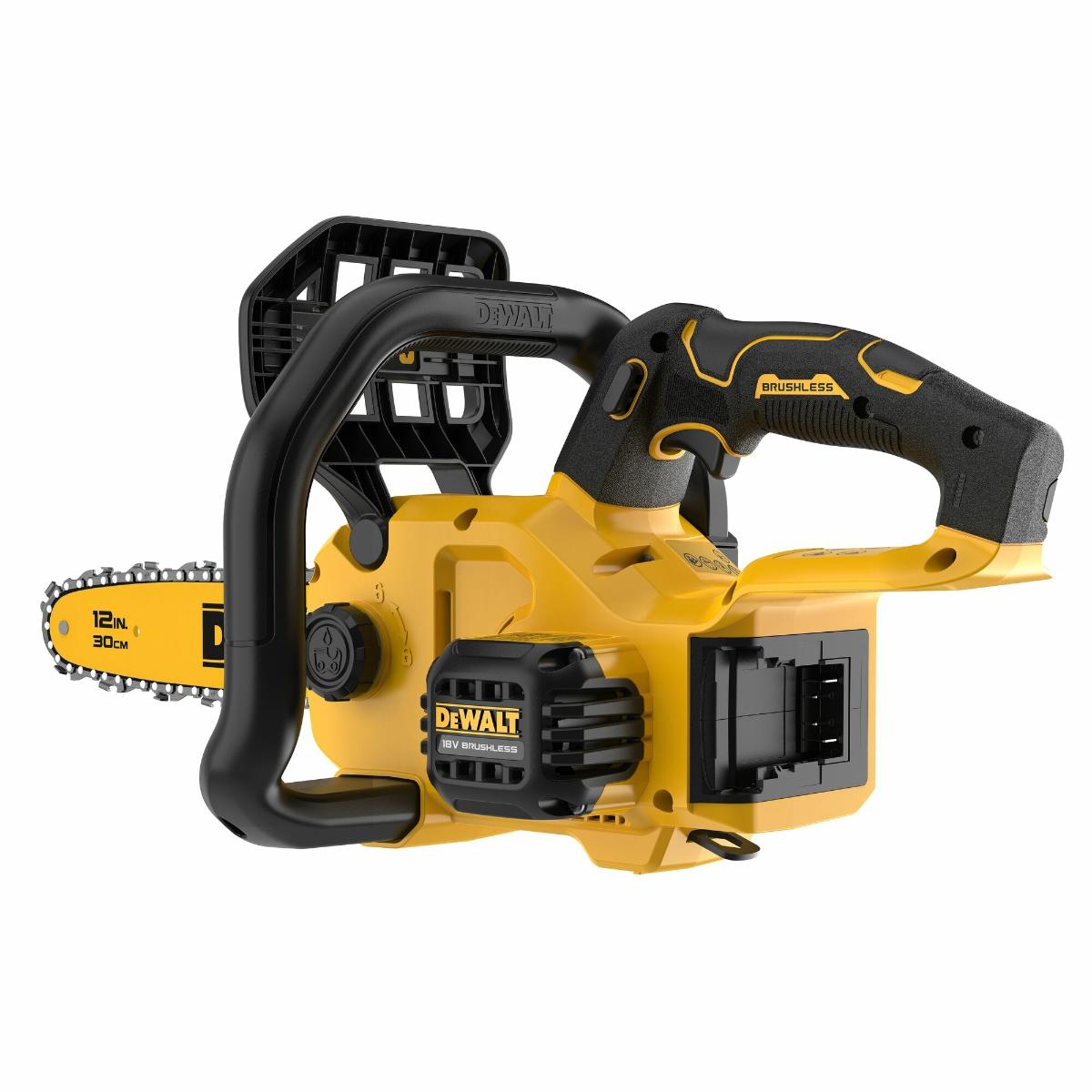 DEWALT 18 Volt Akku-Kompakt-Kettensäge 30 cm Schwert bürstenlos