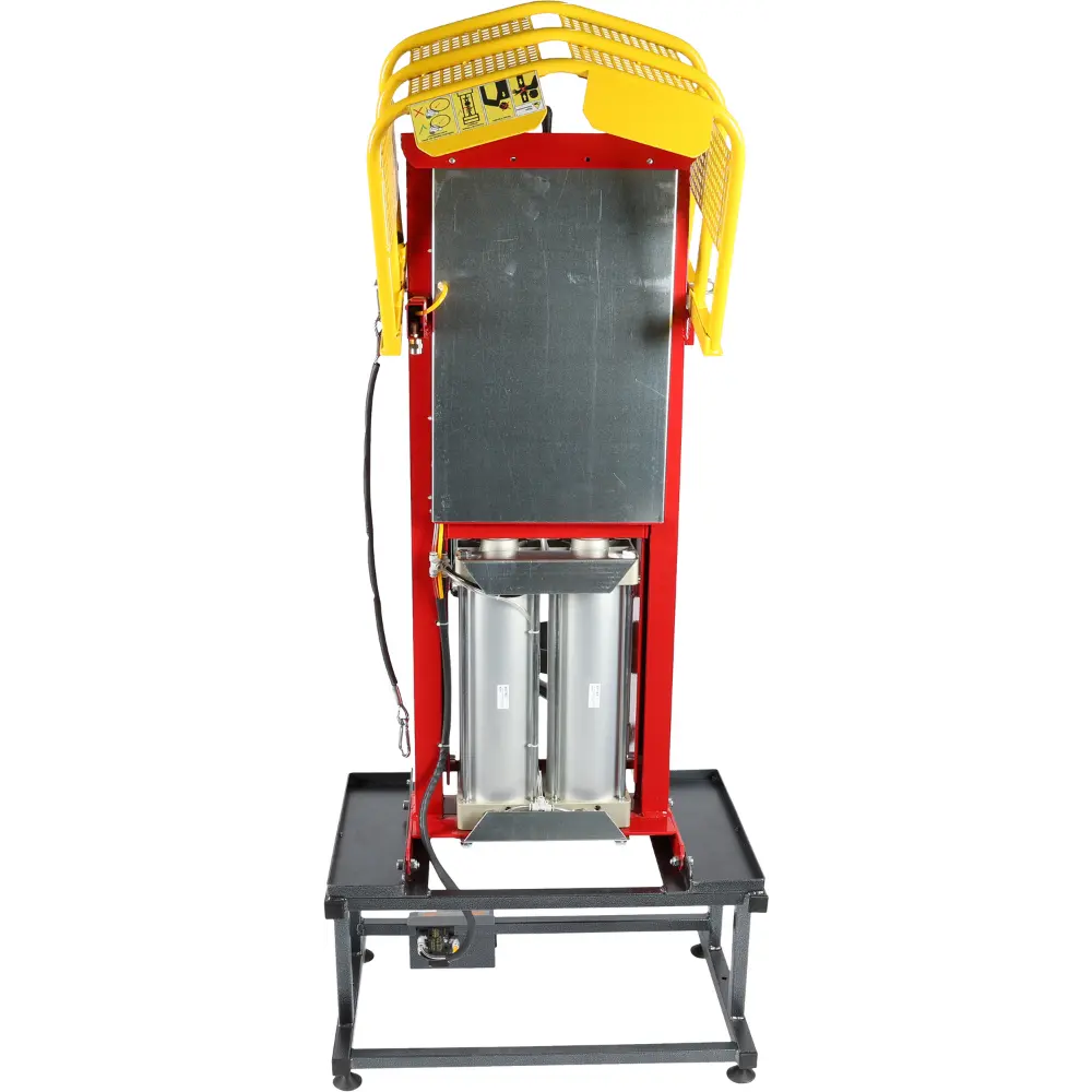 KS TOOLS Druckluft-Stand-Federspanner mit Doppel-Zylinder und Untergestell