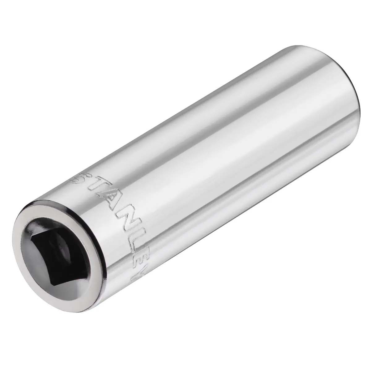 STANLEY 1/4 Zoll 6-Kant Schmale Stecknuss 10 mm mit MaxiDrive-Profil