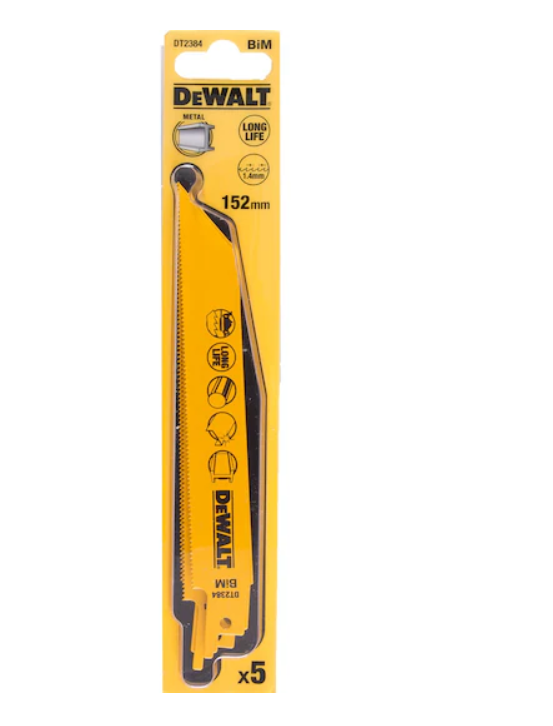 DEWALT Säbelsägeblatt BIM Metall 152mm