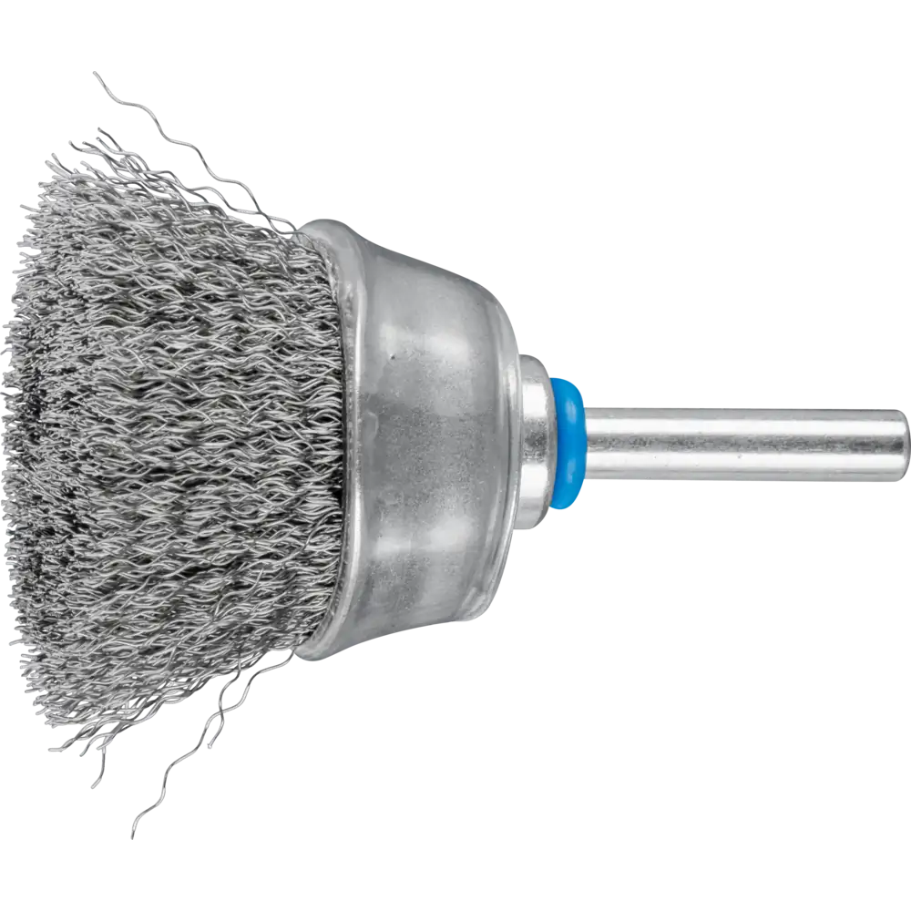 PFERD TOOLS Topfbürste ungezopft TBU Edelstahl-Draht mit Schaft