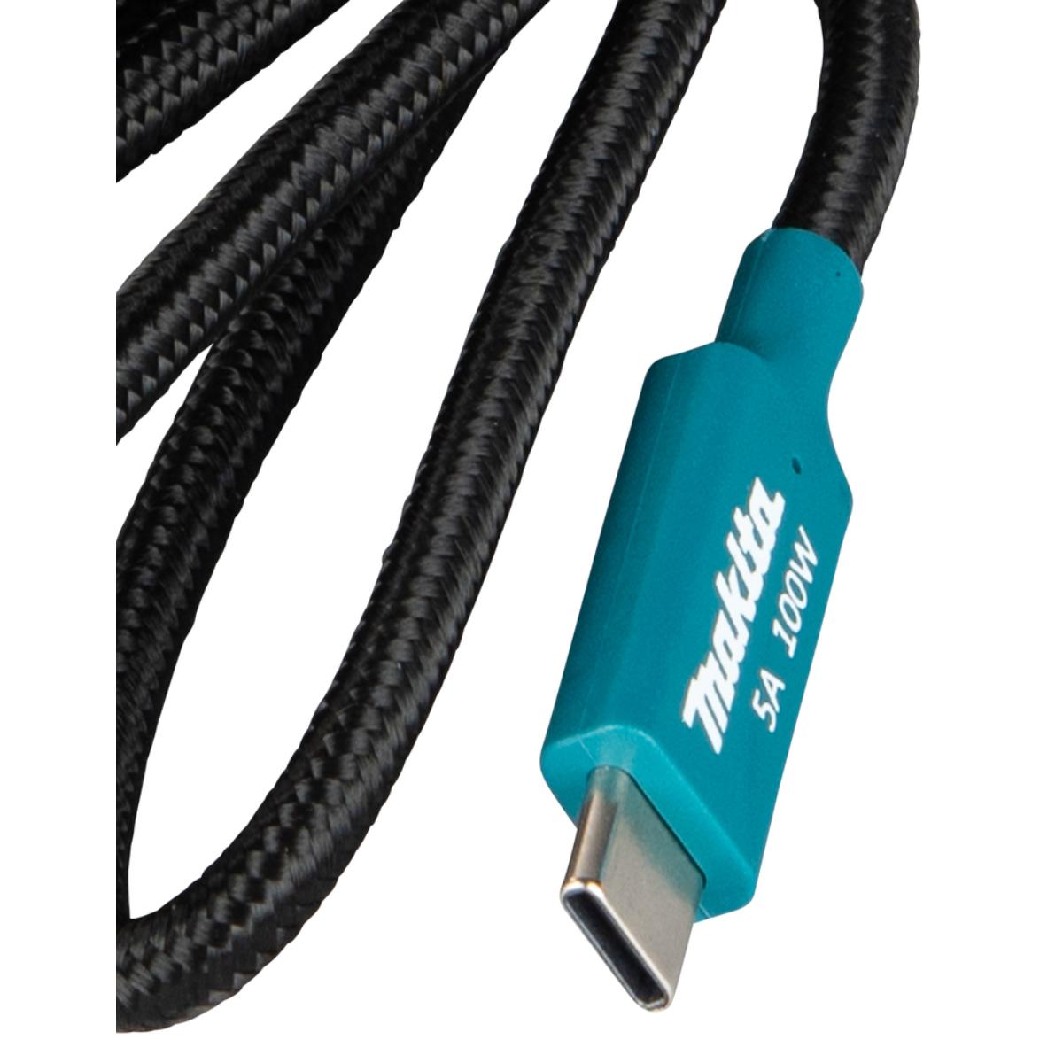 Makita Ladegerät-Set DC18SJ, ADP14, USB-C PD Ladekabel Power Delivery Li–Ion 14,4V–18V LXT DC18SJ