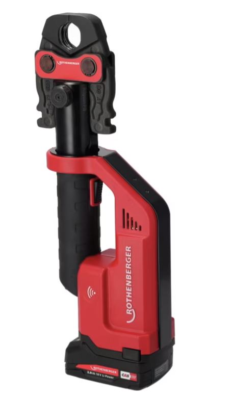Rothenberger Smarte Akku - Pressmaschine ROMAX COMPACT III Basic Set 1,2x2Ah, EU, CAS