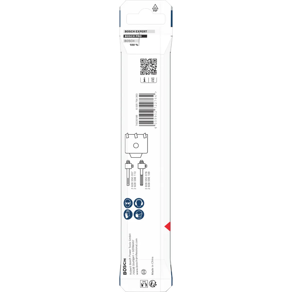 Bosch PRO Zentrierbohrer für Bohrkronen, 8 x 120 mm