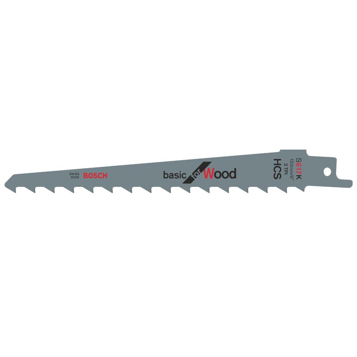 Bosch Säbelsägeblatt S 617 K Basic for Wood