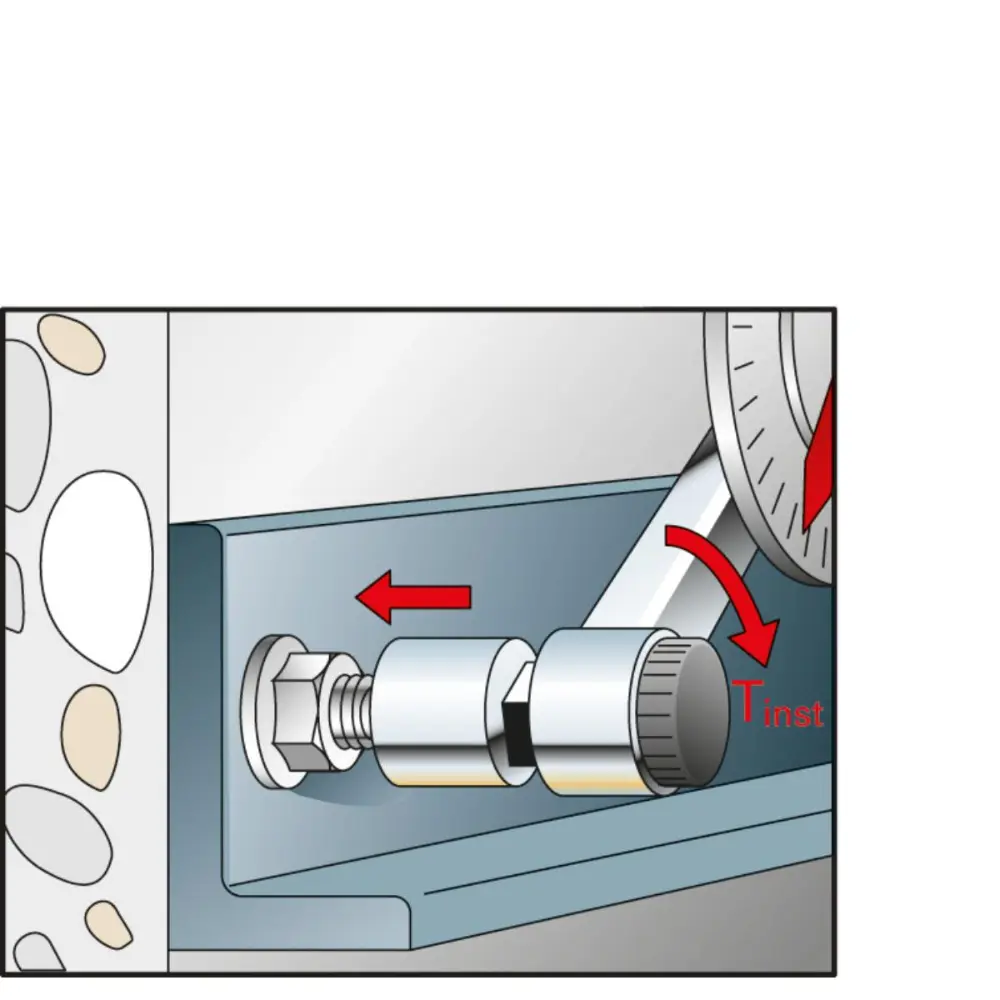 Fischer Hochleistungsanker FH II 12/100 B mit Gewindebolzen