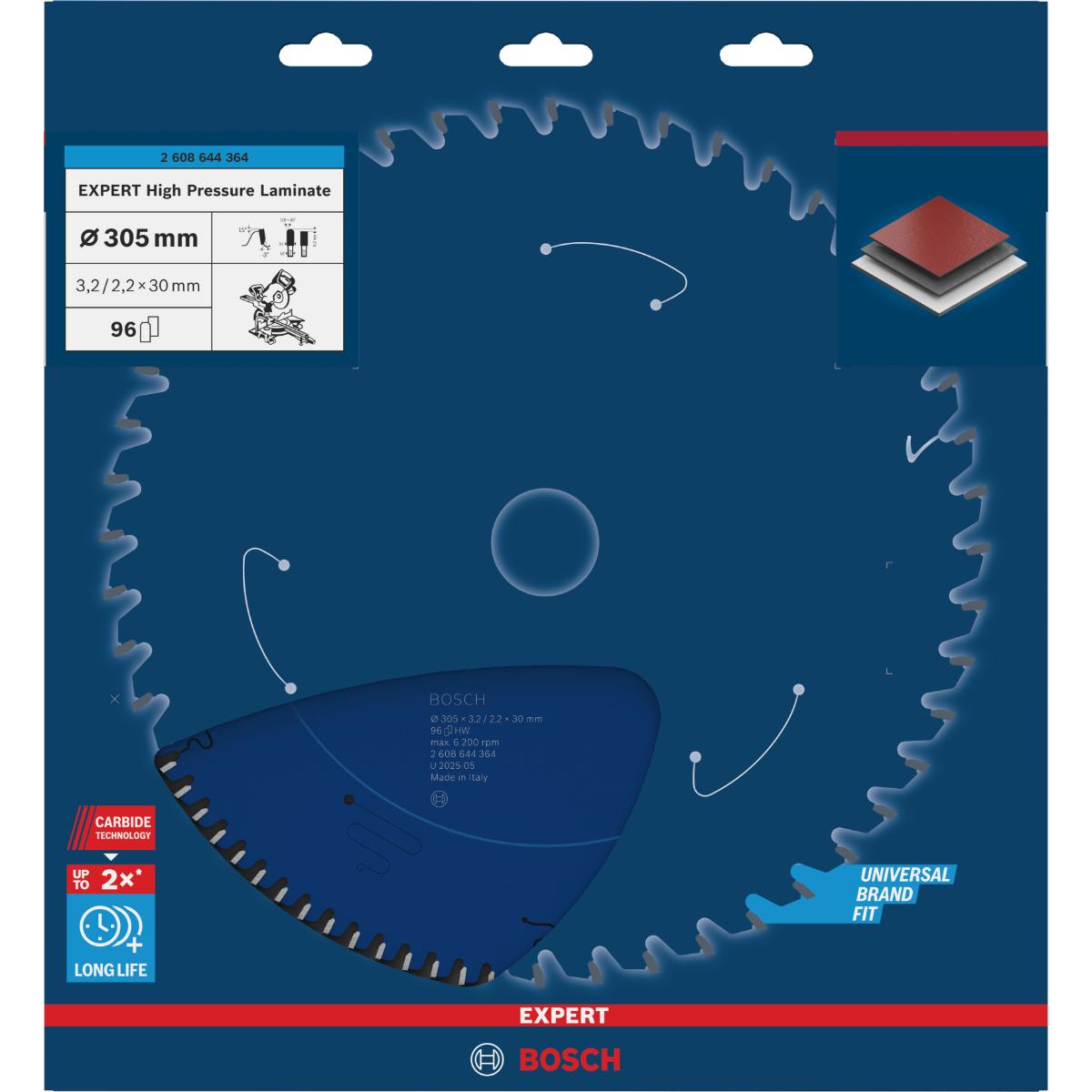 Bosch Kreissägeblatt Expert for High Pressure Laminate