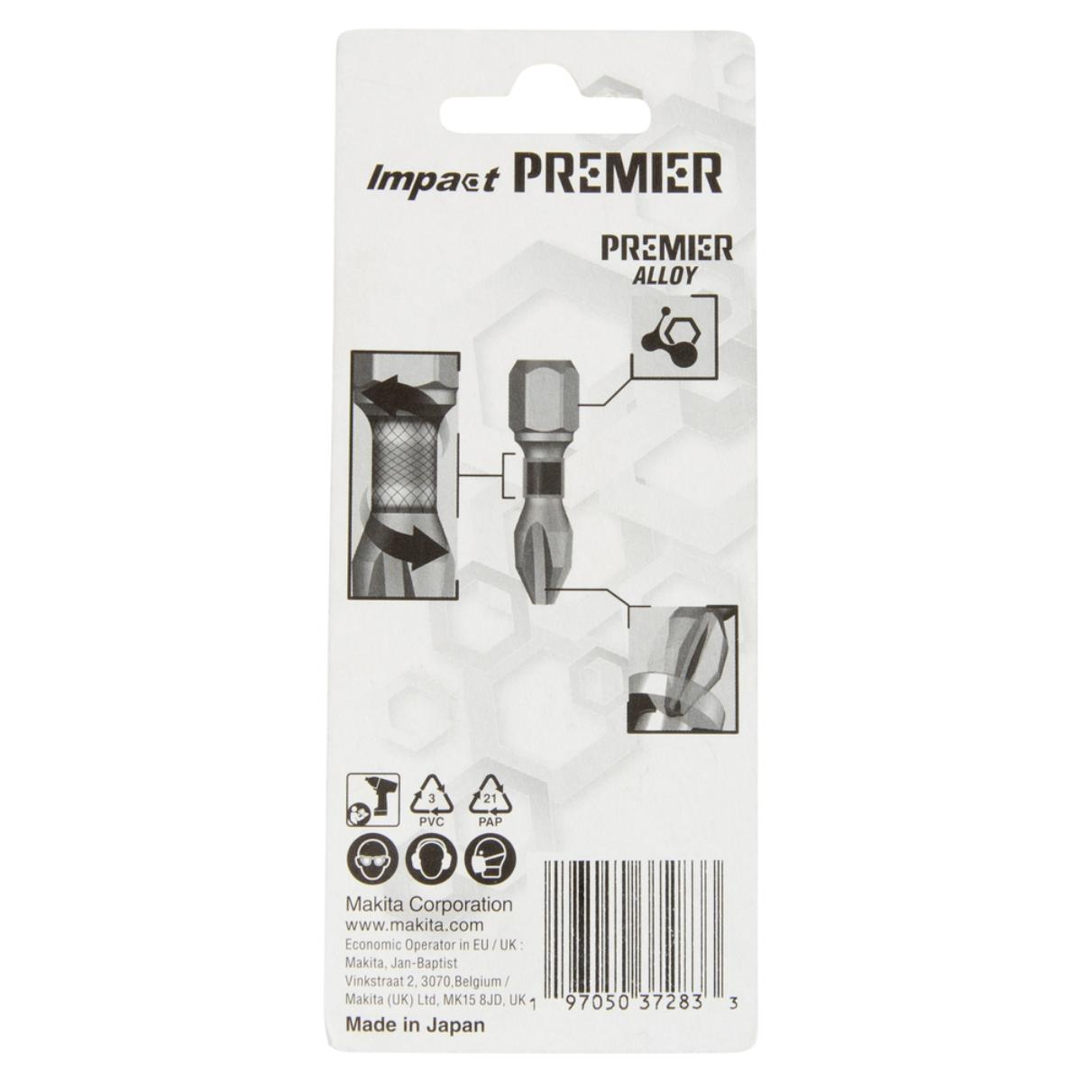 Makita Torsion Bit H5 Impact Premier 25 mm , 2 Stück