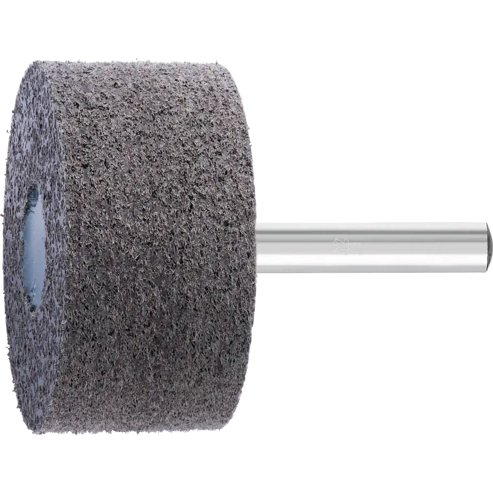PFERD TOOLS POLINOX verpresster Vlies-Schleifstift Zylinderform PNER Ø 50x25 mm Schaft-Ø 6mm Hart A Grob für Finish