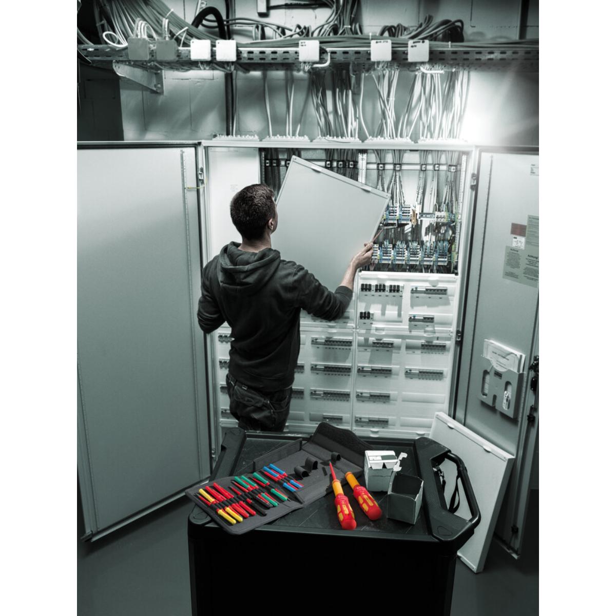 05006633001we Wera Kraftform Kompakt VDE Safe-Torque Speed Schaltschrank 1, 23-teiliges Set