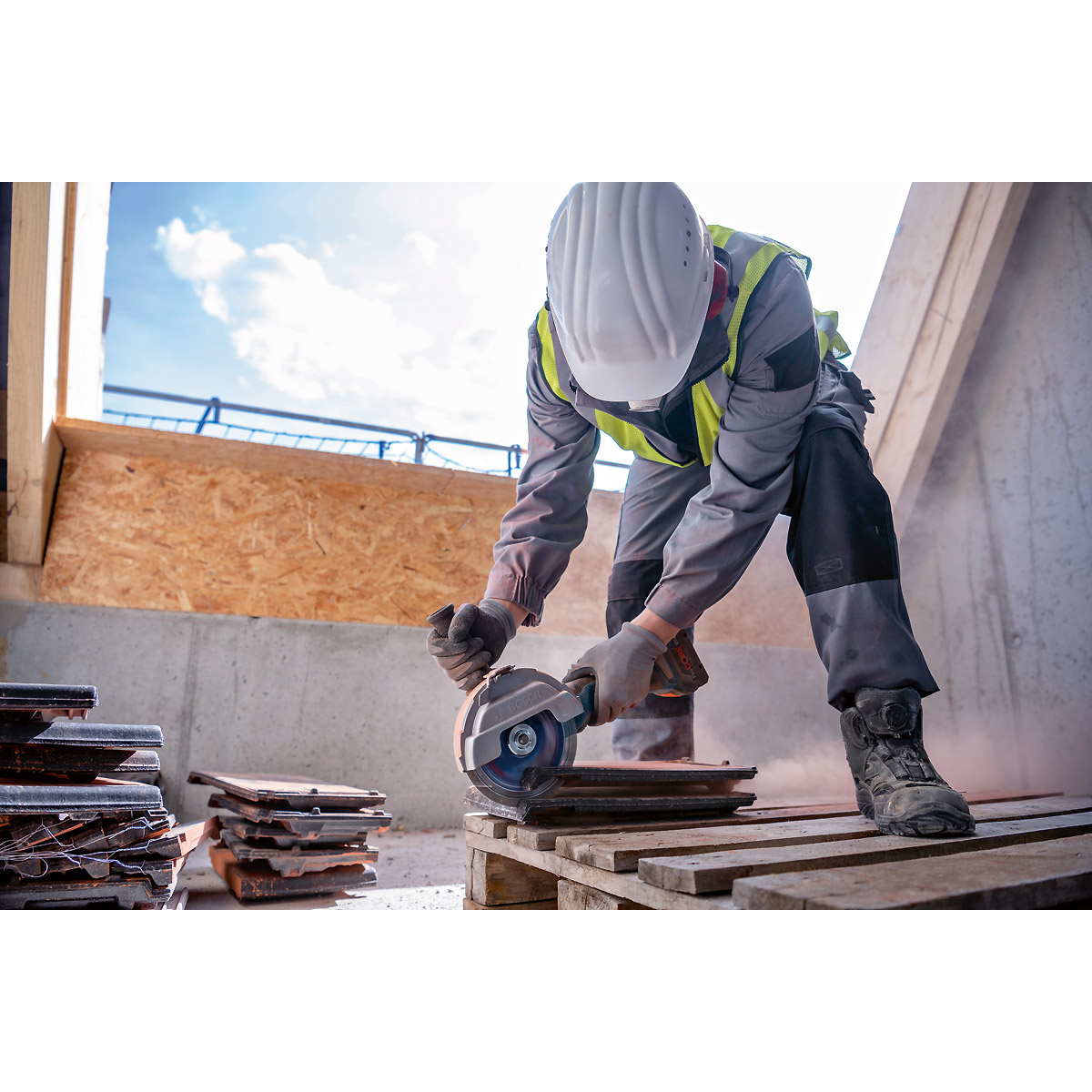 Bosch Akku-Winkelschleifer GWS 18V-180 PC