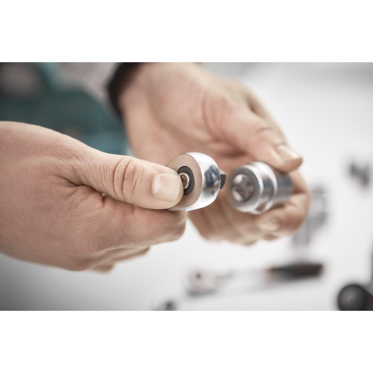 Wiha Umschaltknarre 3/8 zoll mit Druckknopf und Kugelsicherung