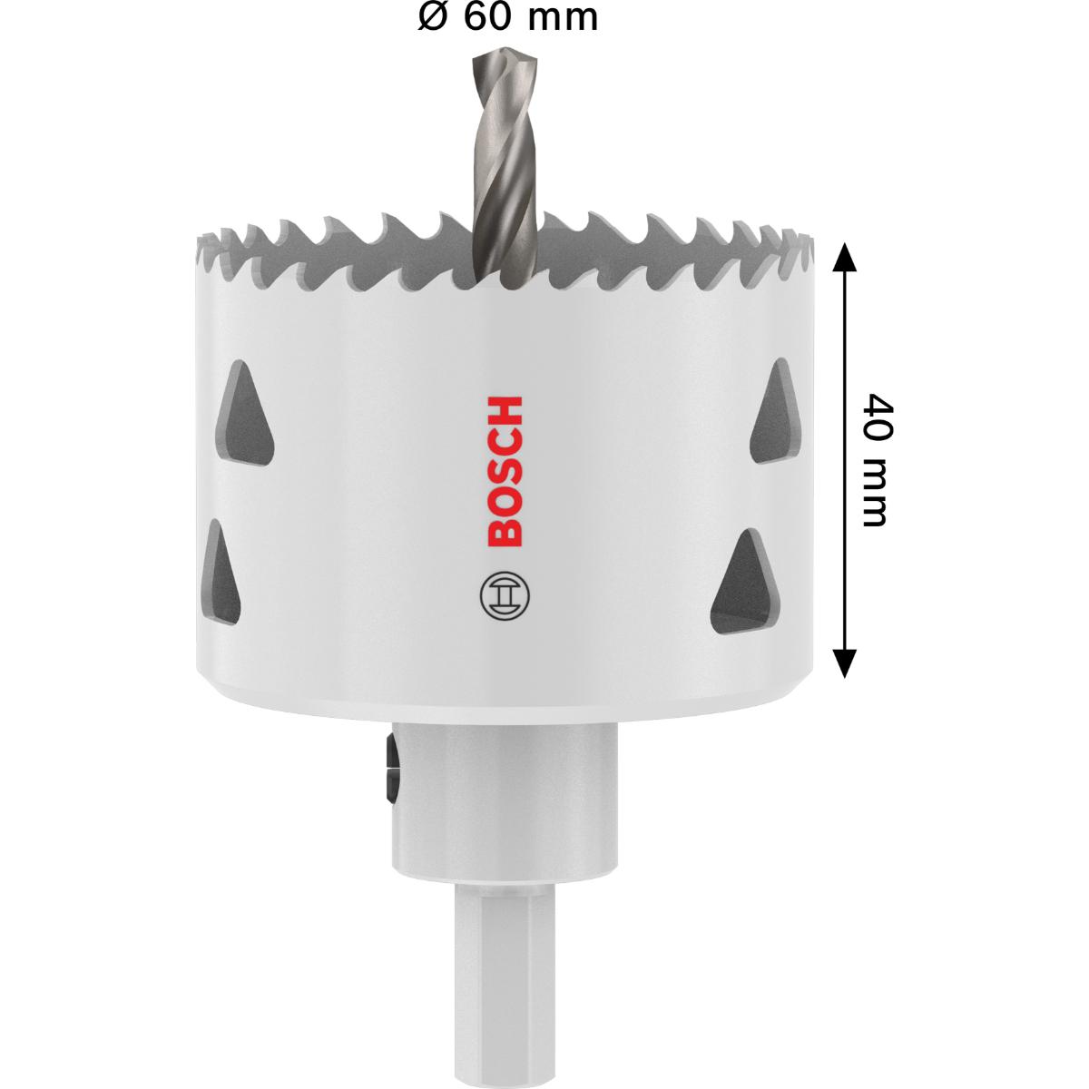 Bosch Multi Material Lochsäge mit Aufsteckhalter, 60 x 40 mm