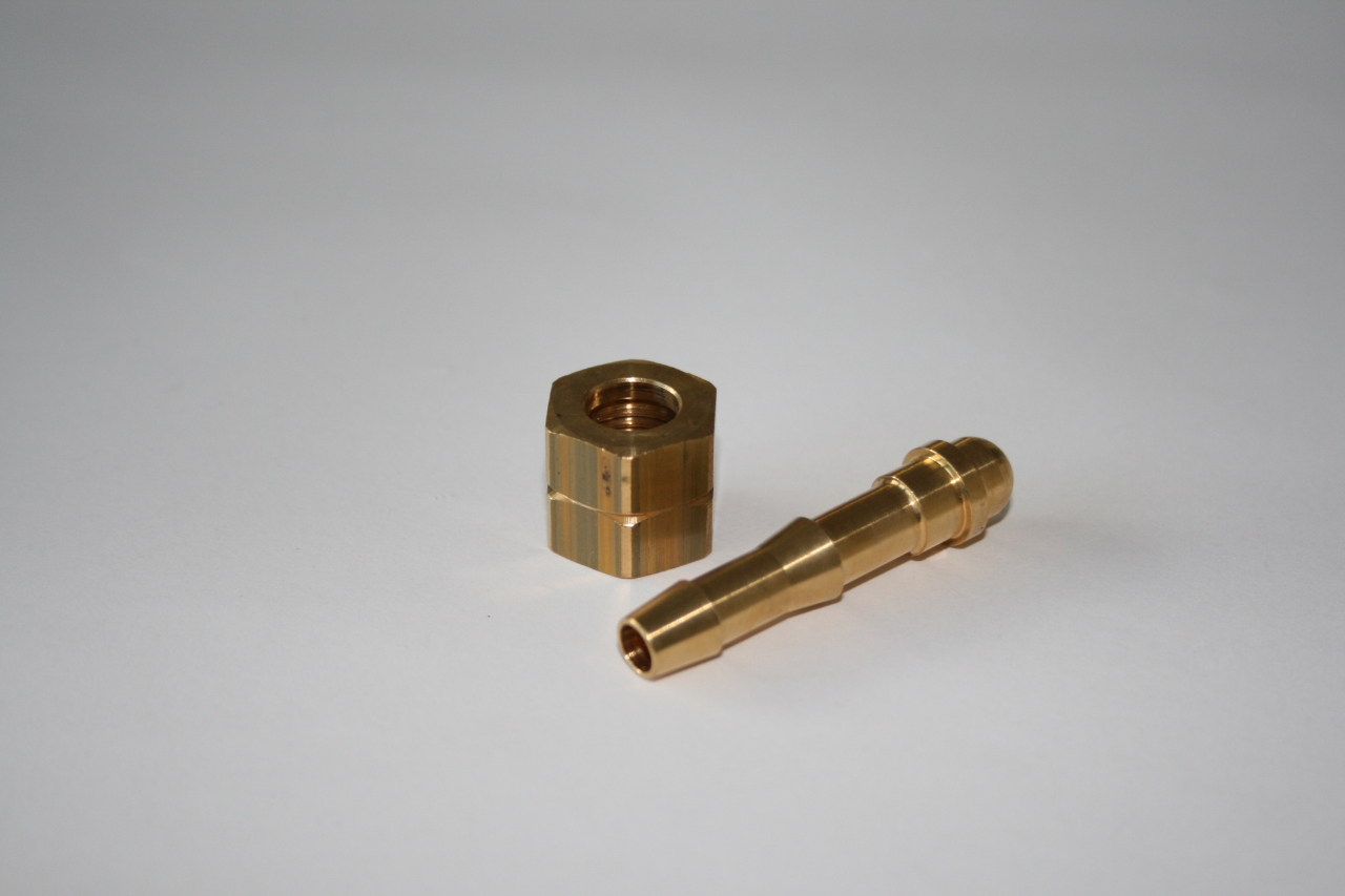 ELMAG Schlauchtülle mit Überwurfmutter IG 1/4-LINKS, 6 mm