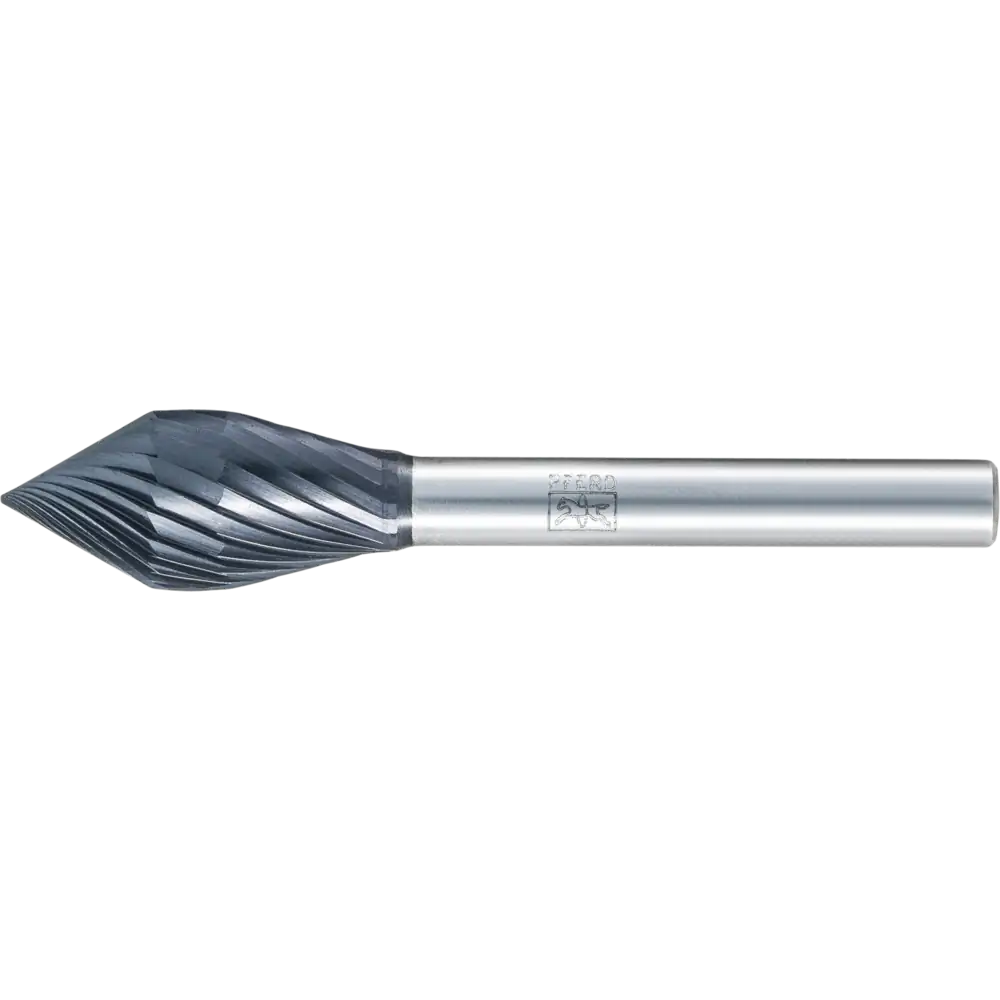 PFERD TOOLS Hartmetall Hochleistungsfrässtift Zahnung 3 KZW Ø12x25mm Sch.-Ø 6mm HICOAT
