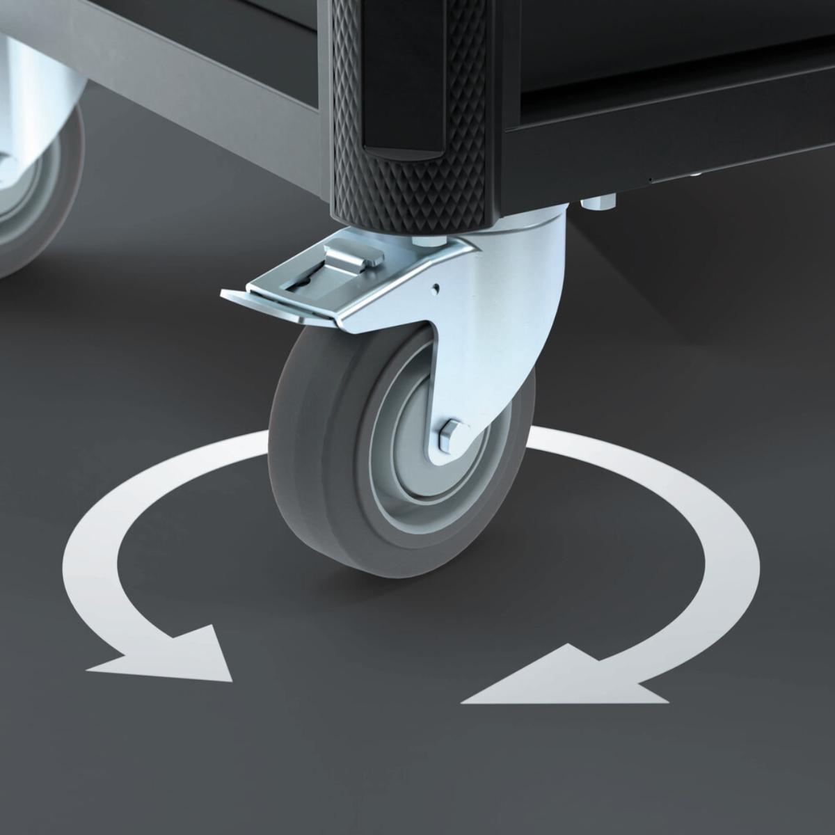 Wera 9705 Tool Rebel Werkstattwagen Stainless 1