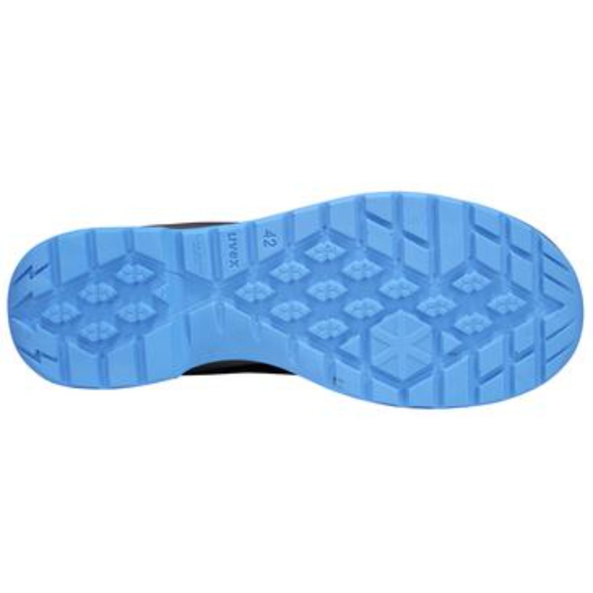 6934335uv uvex 2 trend Sicherheitsschuh Halbschuh S3 blau-schwarz