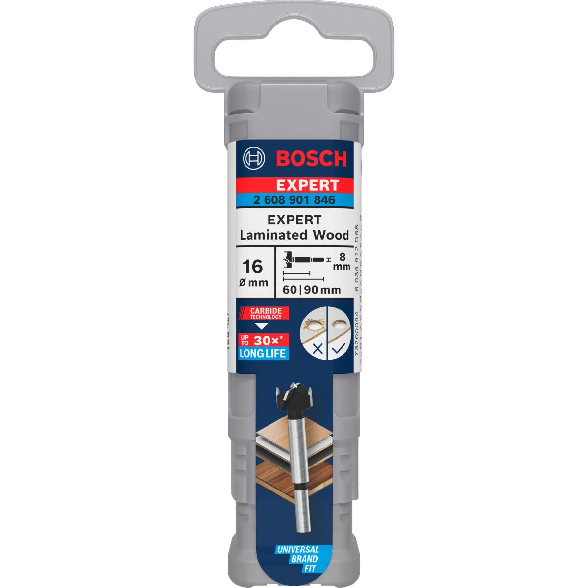 2608901846BO Bosch EXPERT Laminated Wood Scharnierlochbohrer