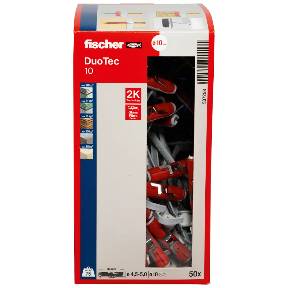 Fischer Nylon-Kippdübel DuoTec 10 (50)