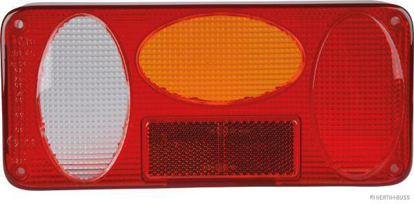 HERTH&BUSS Lichtscheibe, Heckleuchte, rechts,mit Rückfahrl.,o. Kennzeichenl.