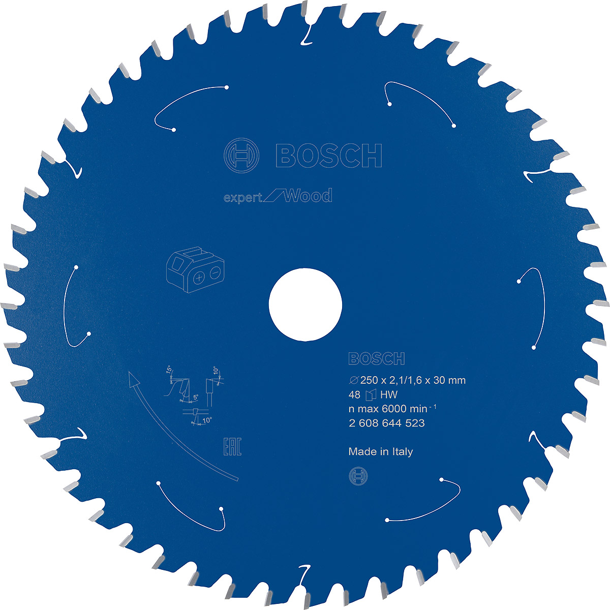 Bosch Akku-Kreissägeblatt Expert for Wood ø 250 mm