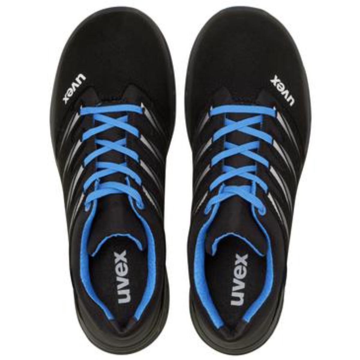 uvex 2 trend Sicherheitsschuh Halbschuhe S1 blau-schwarz