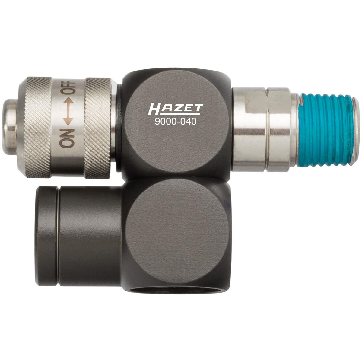 9000-040HZ HAZET Drehgelenk mit stufenlosem Luftdurchfluss-Minderer