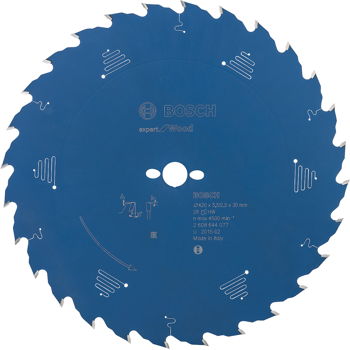 Bosch Kreissägeblatt Expert for Wood ø 420 mm