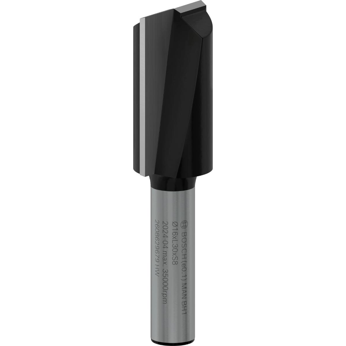 2608629679BO Bosch PRO Nutfräser, zweischneidig, Ø 16 x L 30, Schaft 8 mm