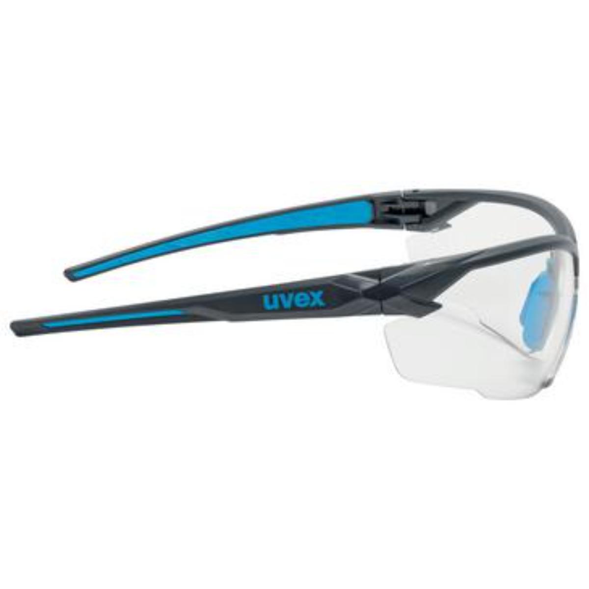 uvex Bügelbrille suxxeed grau, blau, anthrazit