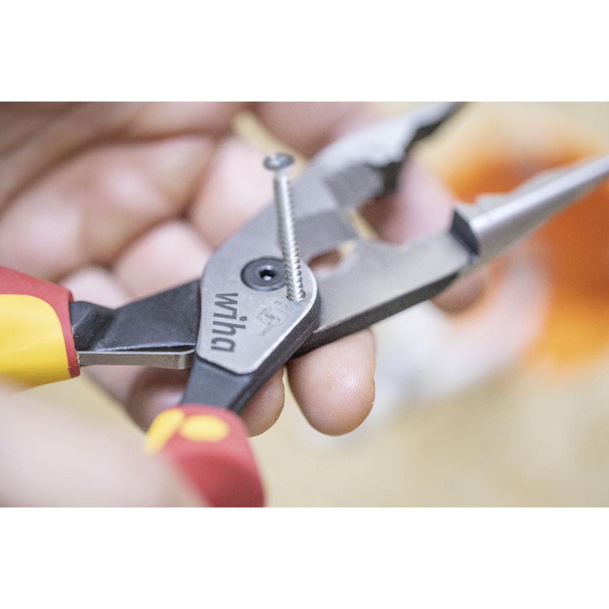 Wiha Multifunktionszange 8in1 Industrial electric mit ein- und ausschaltbarer Öffnungsfeder