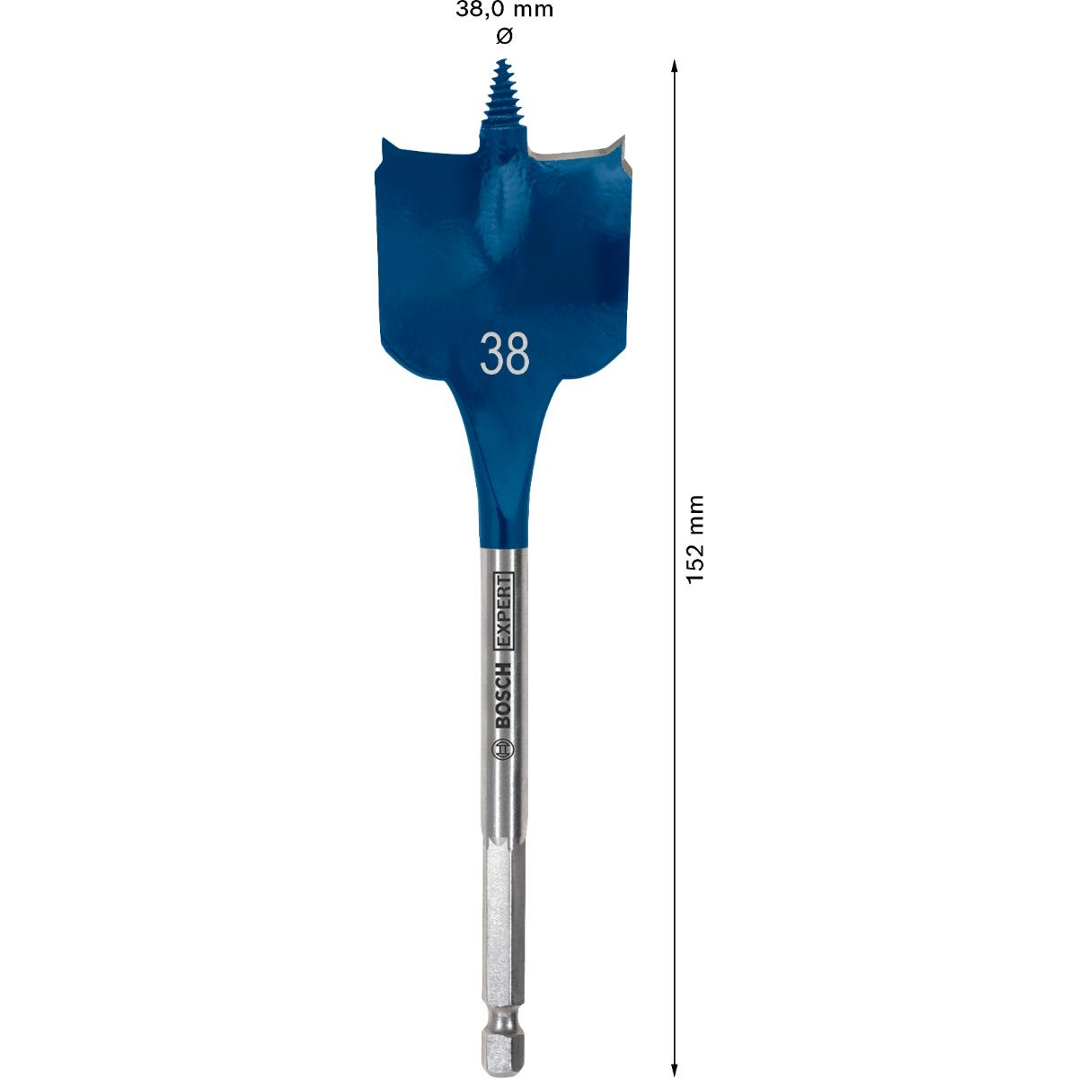 Bosch EXPERT Self Cut Speed Flachfräsbohrer, 38 x 152 mm