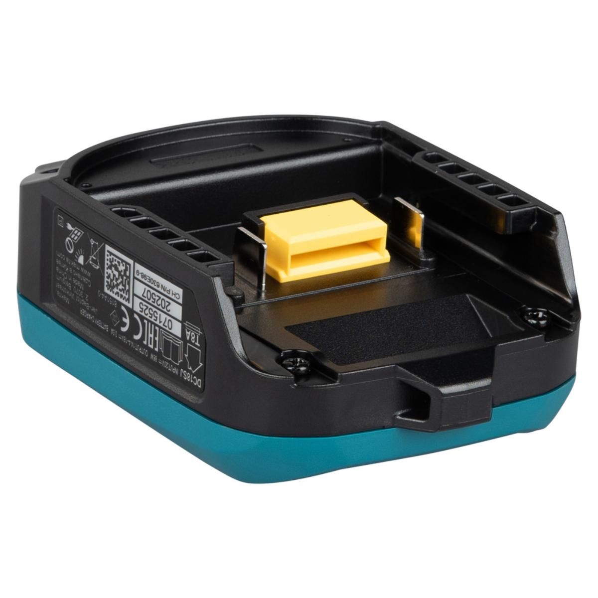Makita Ladegerät-Set DC18SJ, ADP14, USB-C PD Ladekabel Power Delivery Li–Ion 14,4V–18V LXT DC18SJ