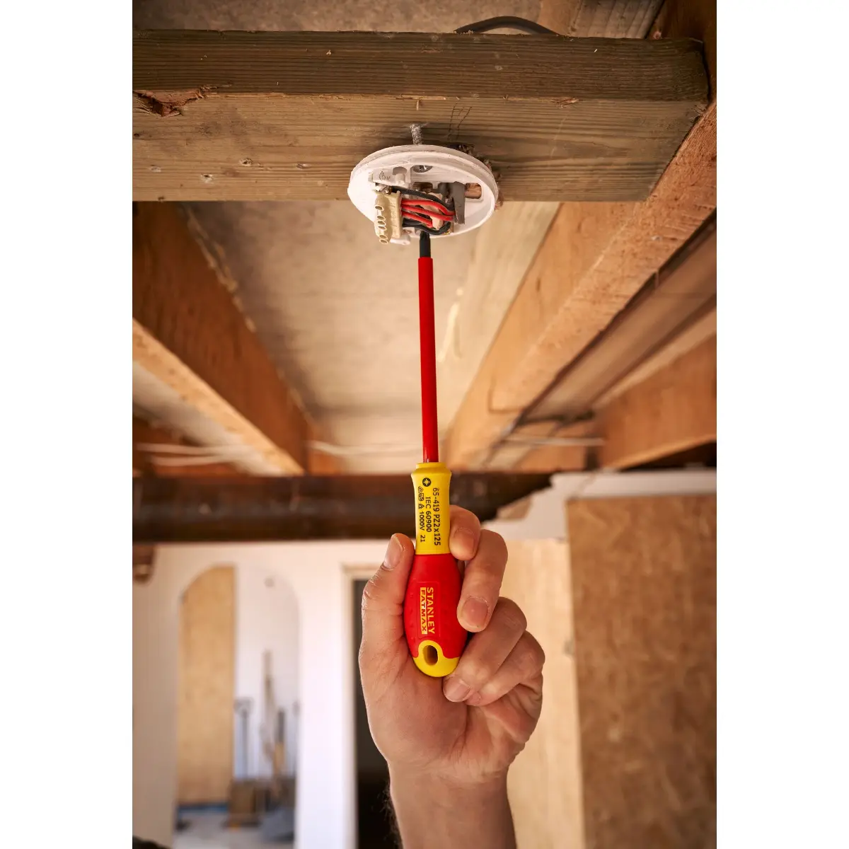 STANLEY FATMAX Schraubendreher-Set 6-teilig m. Spannungsprüfer Schl. Pozidriv