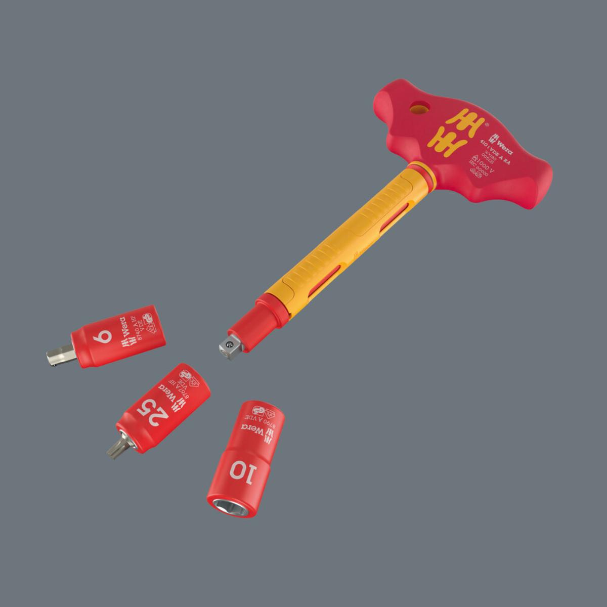 05006632001we Wera Kraftform Kompakt VDE 24 Allrounder Set 1, 25-teiliges Set