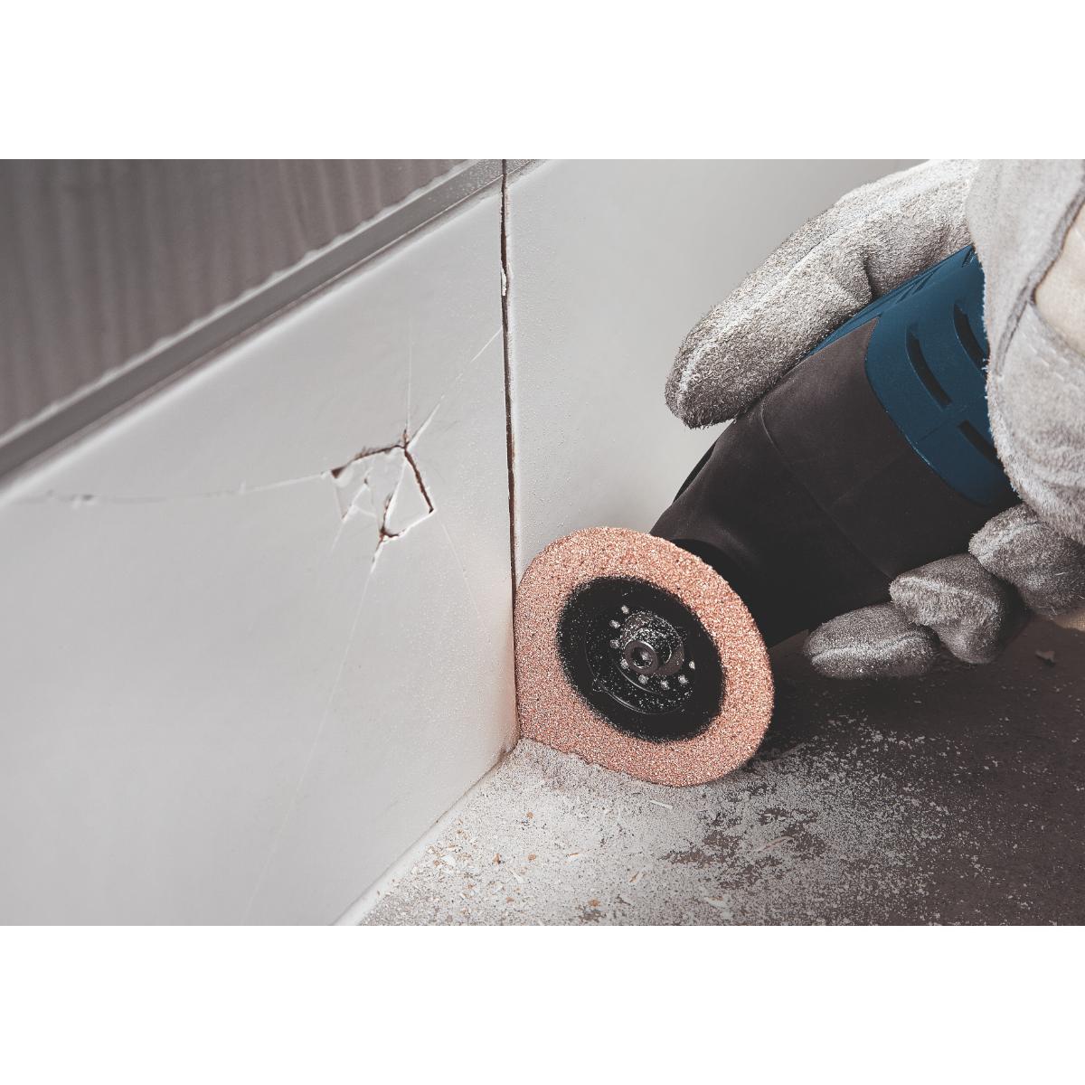 Bosch EXPERT 3 max AVZ 70 RT4 Platte zum Entfernen von Fugen für Multifunktionswerkzeuge, 70 mm, 10 Stück