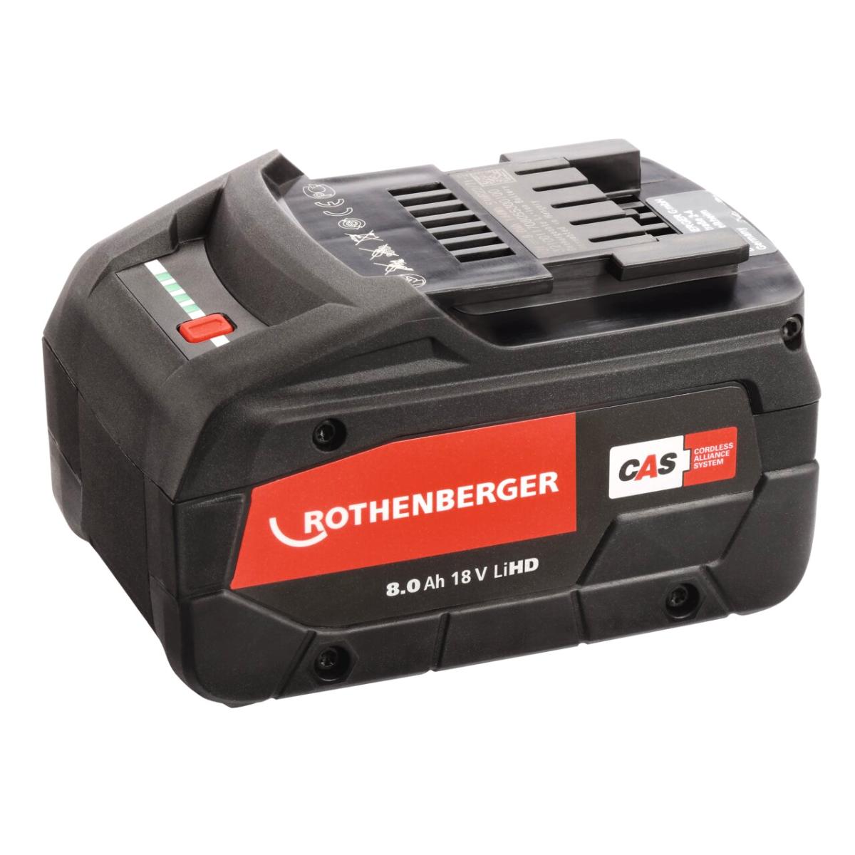 Rothenberger Akkupack 18V, 8A RO BP Li - HD - Akku