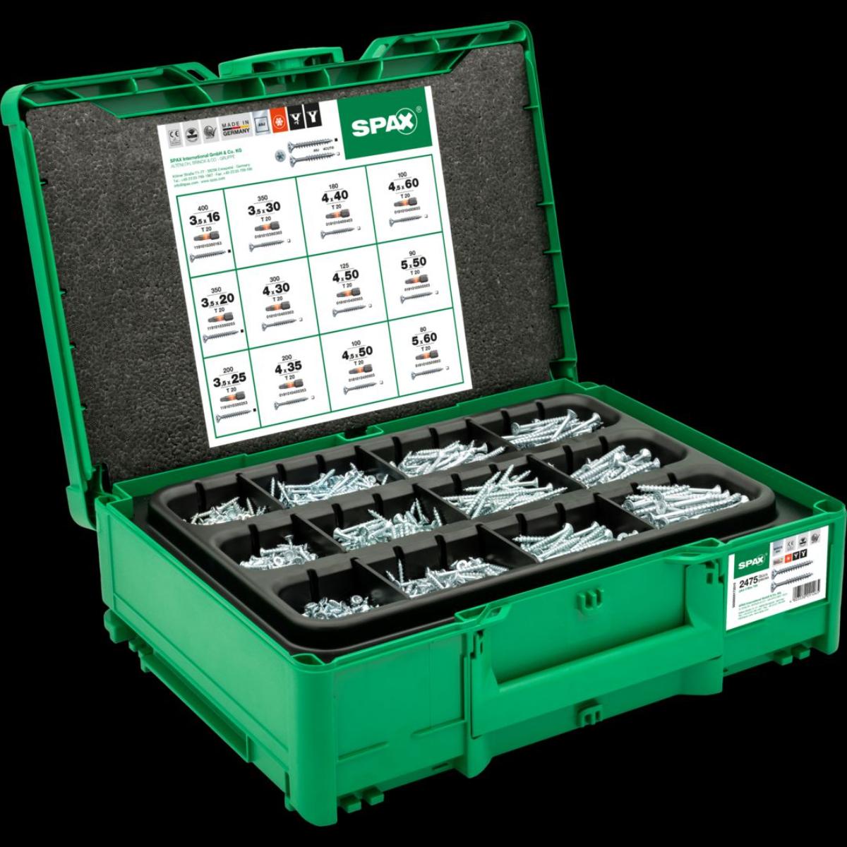 SPAX Box systainer 3 T-Loc SENKMULTIKOPF T-STAR PLUS WIROX 2530ST/5Bit