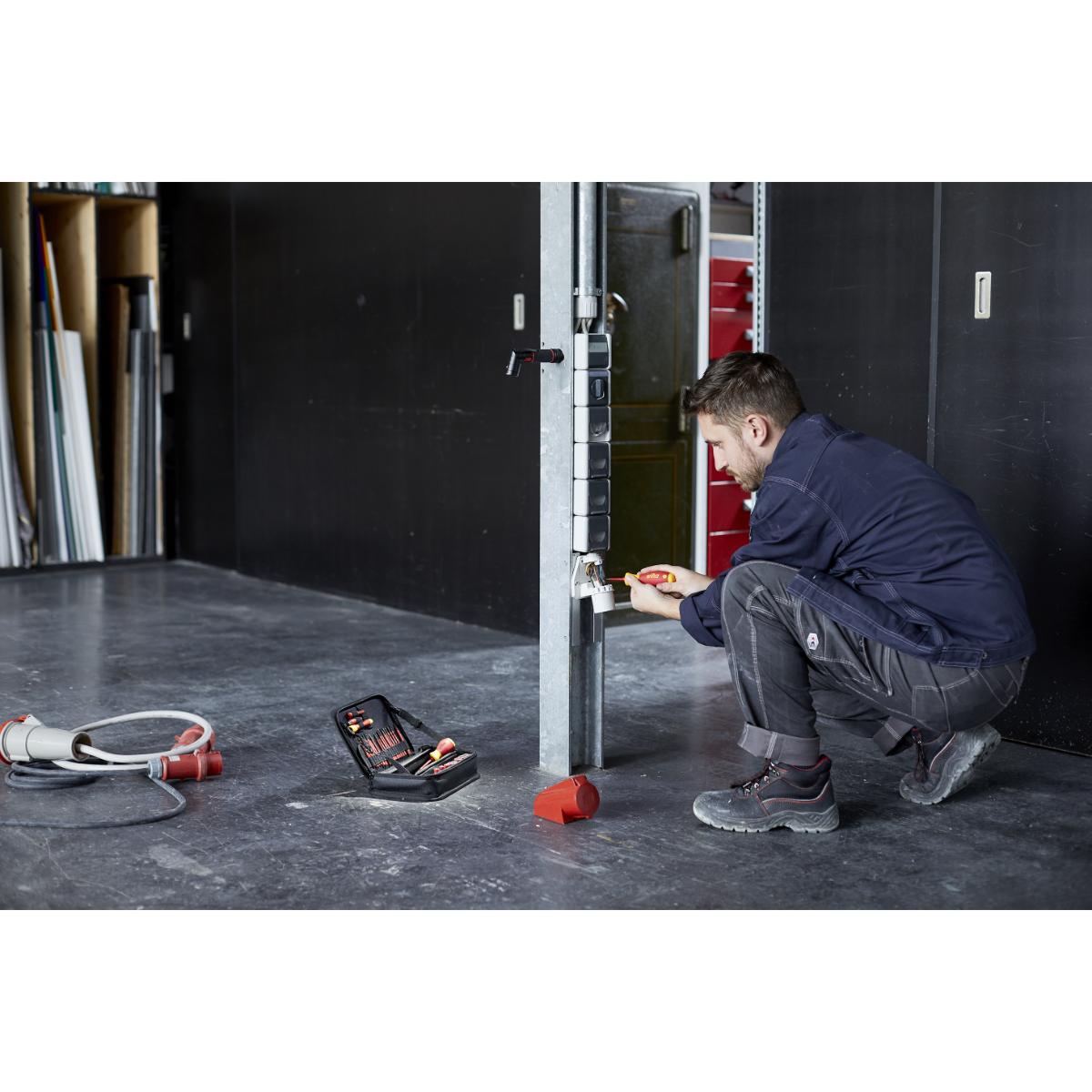 Wiha Werkzeug Set slimVario electric gemischt 32-teilges Set mit Funktionstasche