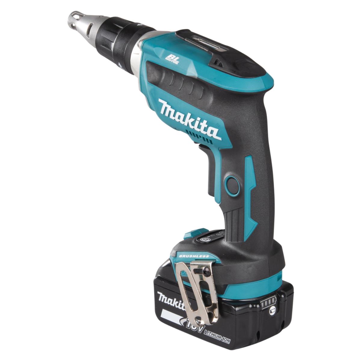 Makita Akku-Schnellbauschrauber LXT 18V mit Magazinvorsatz - DFS452TJX2