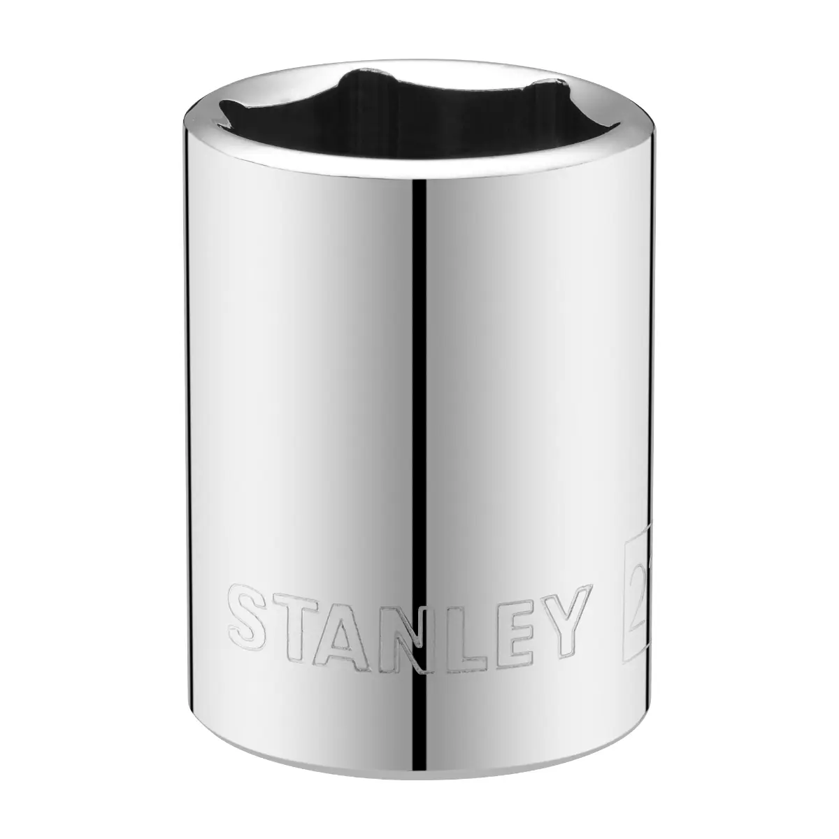 STANLEY 1/2 Zoll 6-Kant Stecknuss 22 mm mit MaxiDrive-Profil